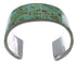 Sterling Silver Turquoise Inlay Southwest Cuff Bracelet CX49526